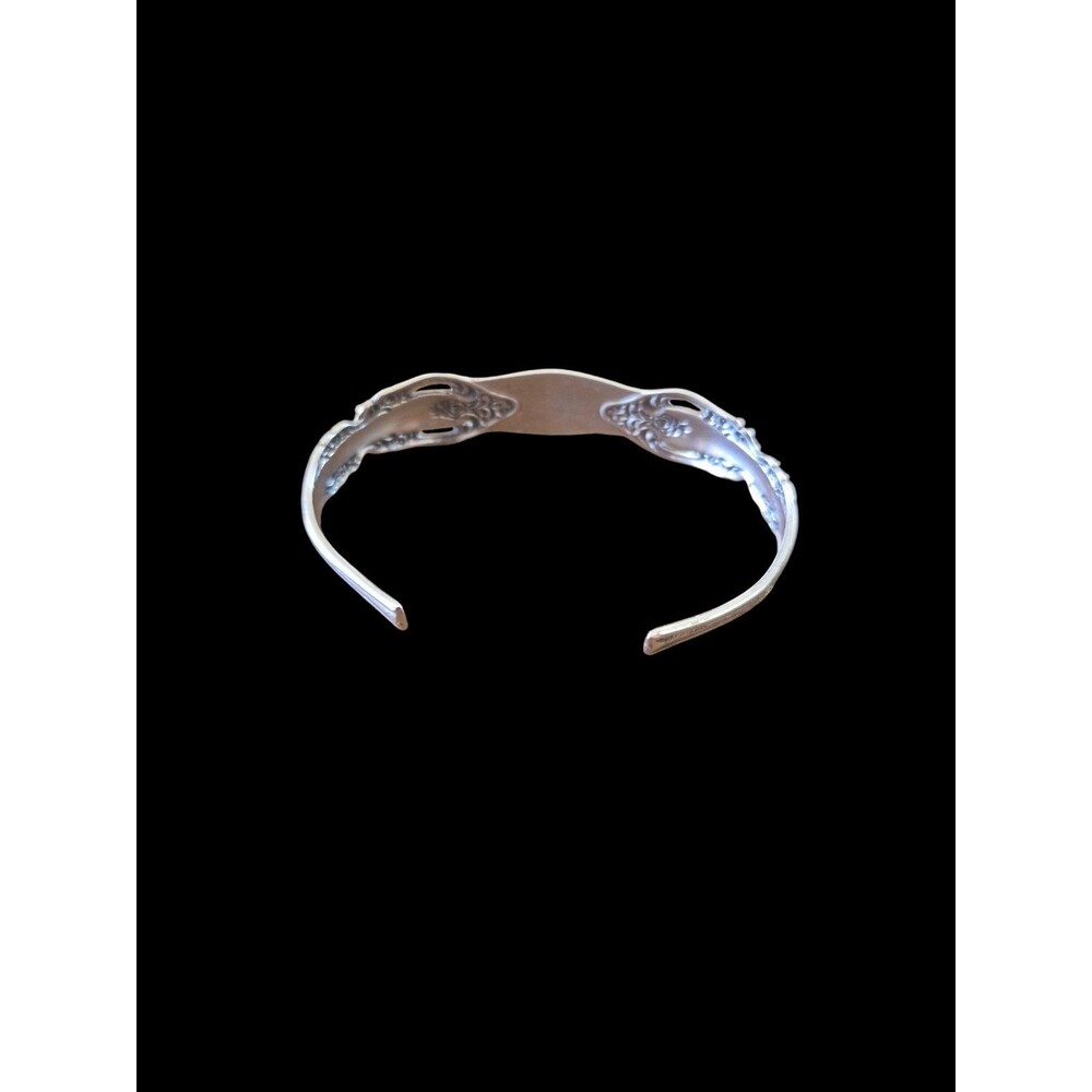 Vintage Oneida Sterling Silver Spoon Cuff Bracelet - Picture 3 of 5
